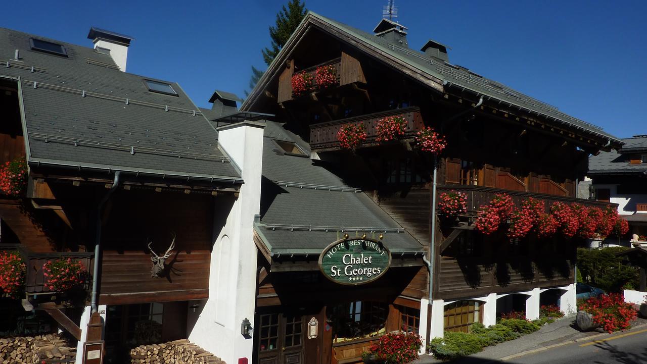 Hôtel Chalet Saint-Georges Megève Exterior foto